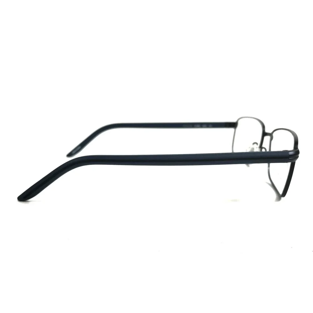 Chesterfield Eyeglasses Frames CH862 0003 Matte Black Blue Wire Rim 53-17-140